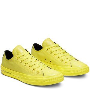 Converse X OPI CTAS Ox Canvas 165660C Zinc Yellow  NWB